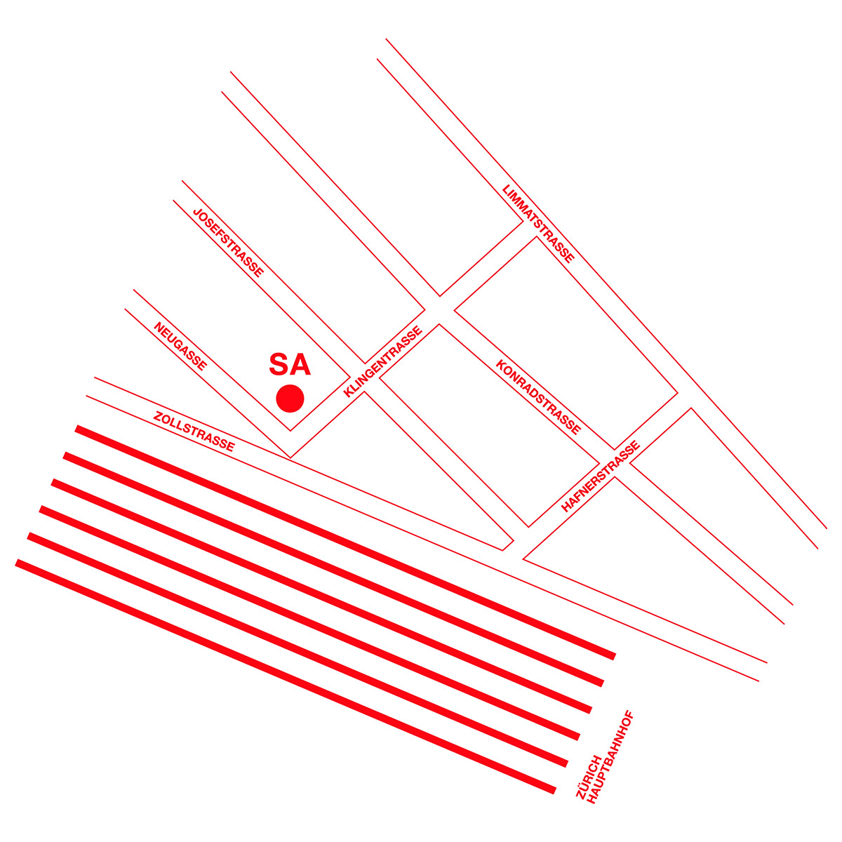 Lageplan Schäublin Architekten